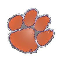 Decalque de emblema automático FANMATS Clemson Tigers em alumínio Decalque de emblema automático FANMATS Clemson Tigers em alumínio
