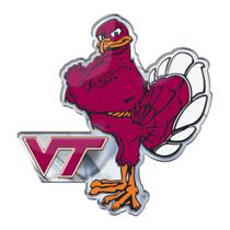 Decalque de emblema automático FANMATS Virginia Tech Hokies Aluminium