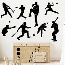 Decalque de parede de vinil WOYINIS Baseball Player 30x91 cm