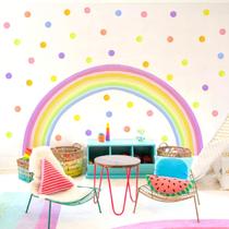 Decalque de parede THEYGE Extra Large Rainbow 213x107cm PVC