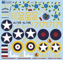 Decalque Douglas A-20K e R-20 da FAB 1/48 - FCM 48051