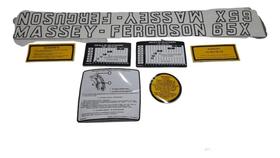 Decalque Faixa Adesiva Trator Massey Ferguson 65x Jogo Decalque Faixa Adesiva Trator Massey Ferguson 65x Jogo