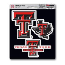 Decalque FANMATS NCAATexas Tech Red Raiders Team, pacote com 3