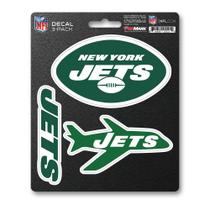 Decalque Fanmats NFL New York Jets Team, pacote com 3, verde