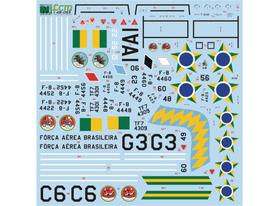 Decalque Gloster Meteor F.8/TF-7 FAB 1/48 - FCM 48053