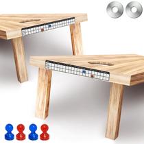 Decalque magnético de metal Cornhole Scoreboard AIWEILUCK, pacote com 2
