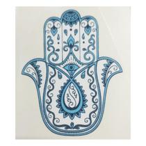 Decalque Mão de Fatima Vidro e Porcelana Pacote 10 Unidades Fácil Aplicação Alta Qualidade e Durabil