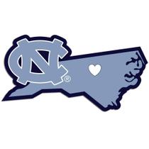 Decalque Siskiyou NCAA North Carolina Tar Heels Home State 5 cm Decalque Siskiyou NCAA North Carolina Tar Heels Home State 5 cm