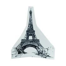 Decalque Torre Eiffel Paris Vidro e Porcelana Pacote 10 Unidades Fácil Aplicação Alta Qualidade e Du