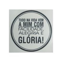 Decalque Tudo na Vida Vem a Mim Vidro e Porcelana Pacote 5 Unidades Fácil Aplicação Alta Qualidade e Decalque Tudo na Vida Vem a Mim Vidro e Porcelana Pacote 5 Unidades Fácil Aplicação Alta Qualidade e