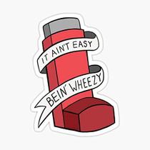 Decalques adesivos It Ain't Easy Bein' Wheezy (vermelhos) para automóveis, paredes, laptops, celulares e caminhões Decalques adesivos It Ain't Easy Bein' Wheezy (vermelhos) para automóveis, paredes, laptops, celulares e caminhões