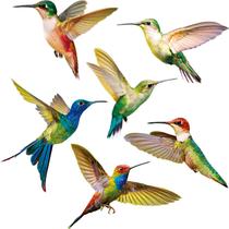 Decalques anticolisão Hummingbird Window Colings, 6 unidades