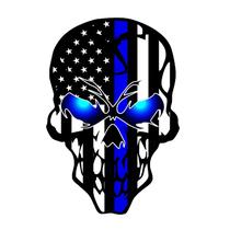 Decalques de carro e adesivos NIUBIPRO Skull Reflective US Flag x2 Decalques de carro e adesivos NIUBIPRO Skull Reflective US Flag x2