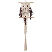 Decalques de decoração de casa corujas tapeçaria pendurado pote corda rede macramê cabide de plantas vaso de flores para decoração de parede de casa café Decalques de decoração de casa corujas tapeçaria pendurado pote corda rede macramê cabide de plantas vaso de flores para decoração de parede de casa café