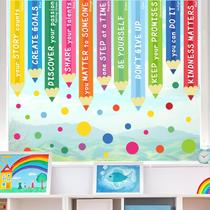 Decalques de janela HATARU Colorful Inspirational Pencil Kids Decalques de janela HATARU Colorful Inspirational Pencil Kids