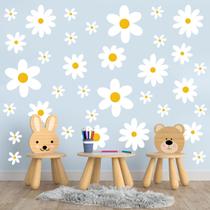 Decalques de parede AI PARTY Daisy 120 peças para berçário e quarto Decalques de parede AI PARTY Daisy 120 peças para berçário e quarto