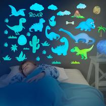 Decalques de parede de dinossauros Liderstar Glow in The Dark Kids Decor Decalques de parede de dinossauros Liderstar Glow in The Dark Kids Decor