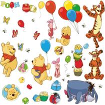 Decalques de parede Disney Winnie The Pooh e amigos RoomMates Decalques de parede Disney Winnie The Pooh e amigos RoomMates