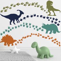 Decalques de parede e adesivos Mfault Dinosaur Footprints for Kids Room