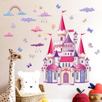 Decalques de parede JQPYGB Princess Castle removíveis para quarto de crianças Decalques de parede JQPYGB Princess Castle removíveis para quarto de crianças