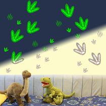 Decalques de parede Robmoda Glow in The Dark Dinosaur Footprints