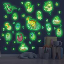 Decalques de parede Robmoda Glow in The Dark Dinosaur Kids Room