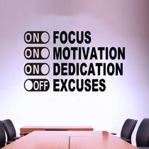Decalques de parede SEATUNE Inspirational Gym Quotes 27 x 16,2 cm em vinil Decalques de parede SEATUNE Inspirational Gym Quotes 27 x 16,2 cm em vinil
