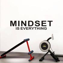 Decalques de parede SEATUNE Mindset is Everything, vinil de 35 x 25 cm Decalques de parede SEATUNE Mindset is Everything, vinil de 35 x 25 cm