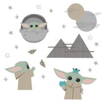 Decalques de Parede Star Wars The Mandalorian - The Child (Lambs & Ivy) Decalques de Parede Star Wars The Mandalorian - The Child (Lambs & Ivy)
