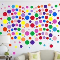 Decalques de parede Yuntop Polka Dot 264 peças para quarto infantil Decalques de parede Yuntop Polka Dot 264 peças para quarto infantil
