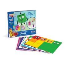 Decalques Reutilizáveis Numberblocks hand2mind - Personagens para Brincar