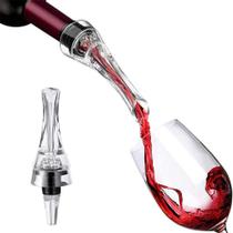 Decantador Aerador De Vinho Bico Dosador Decanter Instantâneo Acoplado Ponta Garrafa