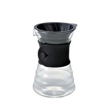 Decantador de Café Hario V60 de Vidro Borosilicato (700ml) - Preto Decantador de Café Hario V60 de Vidro Borosilicato (700ml) - Preto