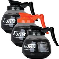 Decantador de cafeteira/garrafa BUNN com capacidade para 12 xícaras, conjunto de 3