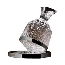 Decantador De Vinho Giratório De Cristal De Alta Qualidade De 1500ml, Dispensador De 360 Graus,