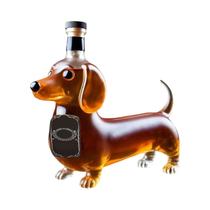 Decantador De Whisky Em Forma De Cão Dachshund, Garrafa Decorativa De Licor, Estátua De Animal,