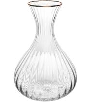 Decanter 1,5L de Cristal Ecológico com Fio de Ouro Optic