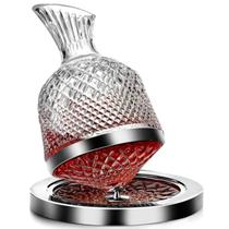 Decanter Aerador Giratório 360 Vinho Vidro Cristal Luxo 1,5l