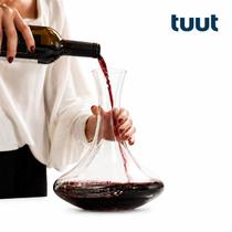Decanter Cristal 1,3L Premium Aerador de Vinho Elegante 25cm Vidro Alta Qualidade - Tuut Decanter Cristal 1,3L Premium Aerador de Vinho Elegante 25cm Vidro Alta Qualidade - Tuut