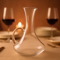 Decanter De Vidro Com Alça Aerador Para Vinho 1,5l Wine Decanter De Vidro Com Alça Aerador Para Vinho 1,5l Wine