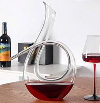 Decanter Design Curvo - Decantador Luxo de Vinho Tinto