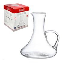 Decanter para vinho de vidro com alça na caixa - 1,5 litro