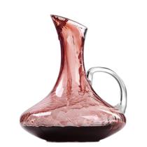 Decanter Vinho 1,5L Vidro Lapidado Com Alça Aerador - Catbelle