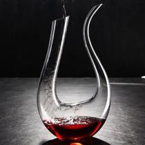 Decanter Vinho 1,5l Vidro Moderno Lapidado Super Luxo 34x21 Decanter Vinho 1,5l Vidro Moderno Lapidado Super Luxo 34x21