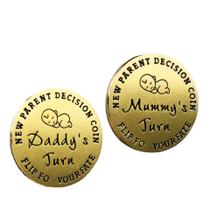 Decisão comemorativa dos pais da moeda Daddy's Turn” e Mummy's Turn”