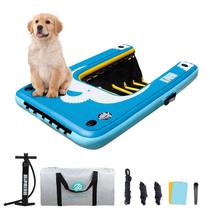 Deck antiderrapante de cobertura total Niphean com rampa de piscina para cães 200 kg