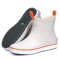 Deck Boots Botas de chuva impermeáveis Furuian para mulheres Deck Boots Botas de chuva impermeáveis Furuian para mulheres