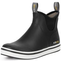 Deck Boots Kalkal Botas de chuva impermeáveis para homens, tamanho 7-14