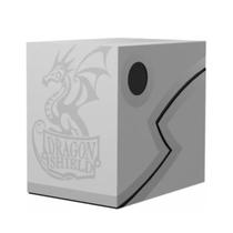 Deck box Double Shell - Ashen White - Dragon Shield Deck box Double Shell - Ashen White - Dragon Shield