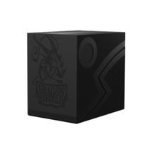 Deck box Double Shell - Shadow Black - Dragon Shield AT3062